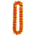 60" Silk Marigold Flower Lei Necklace -Orange/Yellow (Pack of 4) - FLM003-OR/YE
