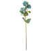 33" Silk Hydrangea Flower Stem -Aqua (Pack of 6) - FM228003