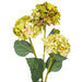 33" Silk Hydrangea Flower Stem -Light Green (Pack of 6) - FM228004