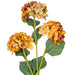 33" Silk Hydrangea Flower Stem -Gold/Yellow (Pack of 6) - FM228078