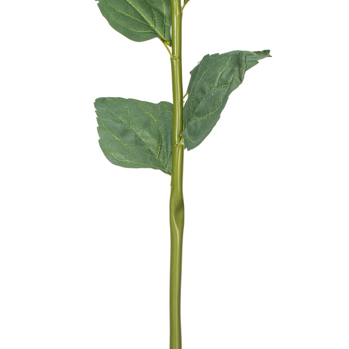 33" Silk Cone Hydrangea Flower Stem -White (Pack of 6) - FM228111