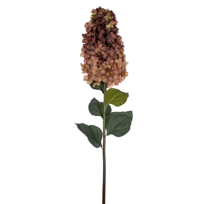 33" Silk Cone Hydrangea Flower Stem -Coffee (Pack of 6) - FM228166