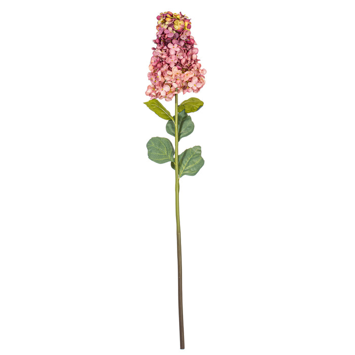 33" Silk Cone Hydrangea Flower Stem -Mauve (Pack of 6) - FM228167