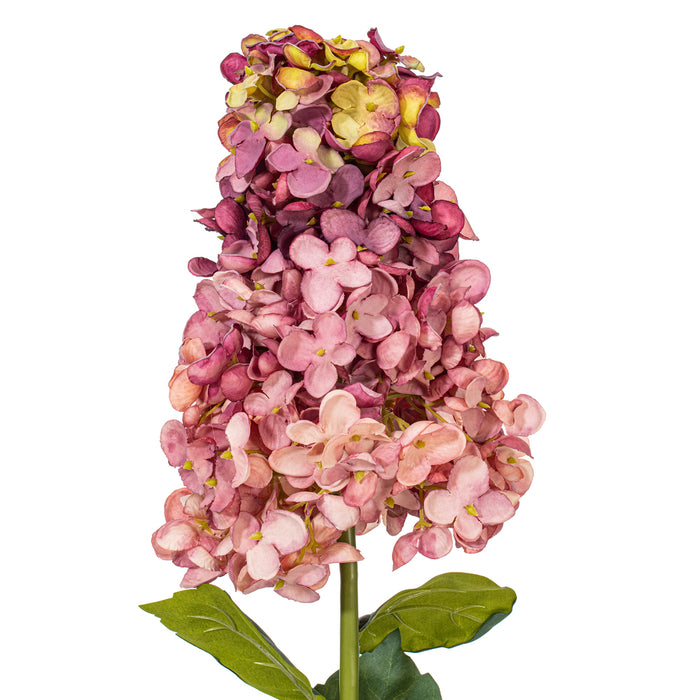 33" Silk Cone Hydrangea Flower Stem -Mauve (Pack of 6) - FM228167