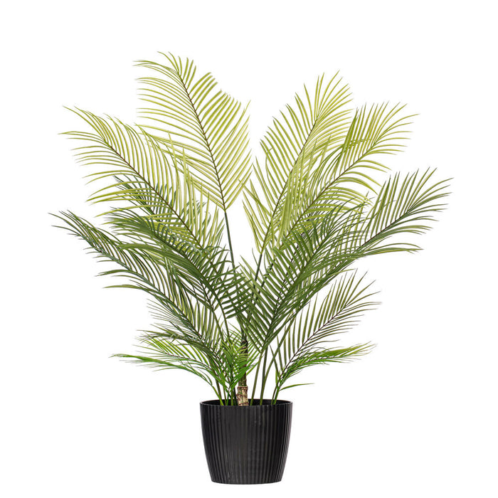 4'2" Areca Silk Palm Tree w/Plastic Pot -Green - FM238550