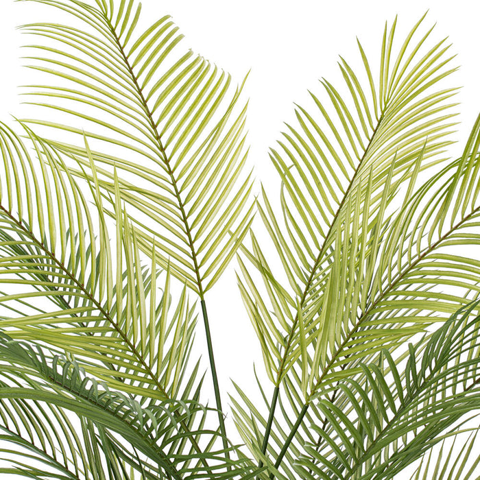 4'2" Areca Silk Palm Tree w/Plastic Pot -Green - FM238550