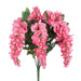 19" Silk Wisteria Flower Bush -Pink (Pack of 4) - FQ172702