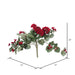 22" Hanging Geranium Faux Flower Bush -Red (Pack of 4) - FQ172801