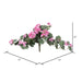 22" Hanging Geranium Faux Flower Bush -Light Pink (Pack of 4) - FQ172802