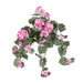 22" Hanging Geranium Faux Flower Bush -Light Pink (Pack of 4) - FQ172802
