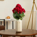 19" Faux Geranium Flower Bush -Red (Pack of 6) - FQ172901