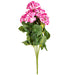 19" Faux Geranium Flower Bush -Light Pink (Pack of 6) - FQ172902