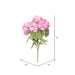 18" Geranium Silk Flower Bush -Light Pink (Pack of 8) - FQ173102-4