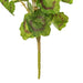 18" Geranium Silk Flower Bush -White (Pack of 8) - FQ173104-4