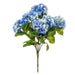 21" Silk Hydrangea Flower Bush -Blue (Pack of 4) - FR190202