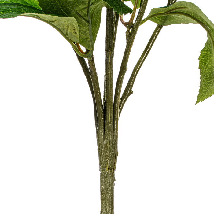 21" Silk Hydrangea Flower Bush -Blue (Pack of 4) - FR190202