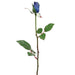 23" Silk Planter Rose Bud Flower Spray -Blue (pack of 24) - FR2005-BL