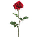 27" Silk Large Planter Rose Flower Spray -Red (pack of 12) - FR2008-RE