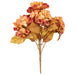 16.5" Silk Hydrangea Flower Bush -Brown/Cream (Pack of 6) - FR234816