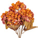 16.5" Silk Hydrangea Flower Bush -Brown (Pack of 6) - FR234876