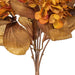 16.5" Silk Hydrangea Flower Bush -Yellow/Brown (Pack of 6) - FR234880