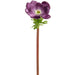 15.5" Anemone Silk Flower Stem -Lavender/Purple (Pack of 12) - FSA006-LV/PU