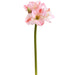 29" Amaryllis Silk Flower Stem -White/Pink (Pack of 6) - FSA010-WH/PK