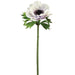 16.5" Anemone Silk Flower Stem -Cream/Lavender (pack of 12) - FSA048-CR/LV