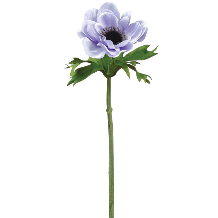 16.5" Anemone Silk Flower Stem -Helio (pack of 12) - FSA048-HE