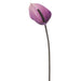 23.6" Anthurium Silk Flower Stem -Purple (pack of 12) - FSA078-PU
