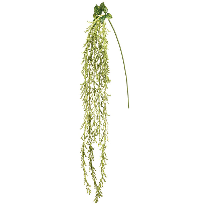60" Artificial Hanging Amaranthus Flower Spray -Green (pack of 12) - FSA128-GR