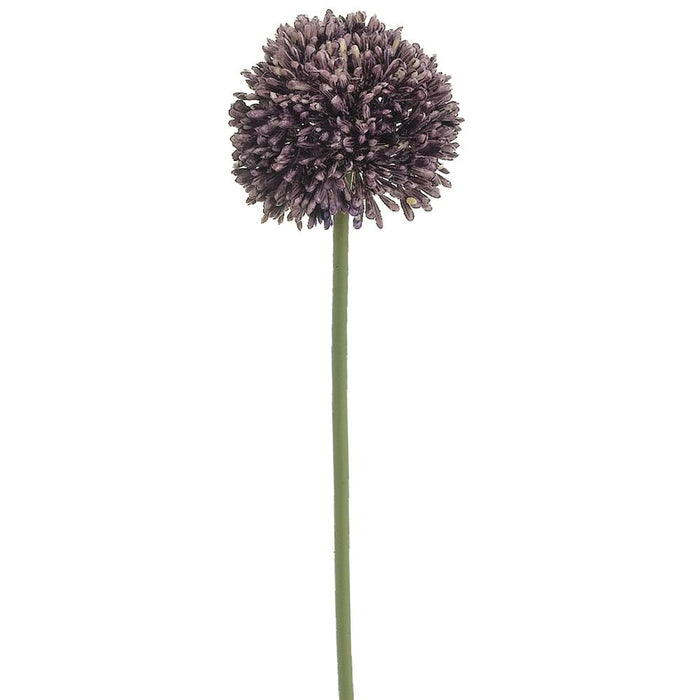 17.5" Allium Silk Flower Stem -Violet (Pack of 24) - FSA141-VI