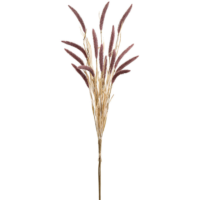 44.5" Artificial Amaranthus Flower Stem Bundle -Brown (Pack of 12) - FSA224-BR