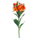 25" Alstroemeria Silk Flower Stem -2 Tone Orange (Pack of 12) - FSA318-OR/TT