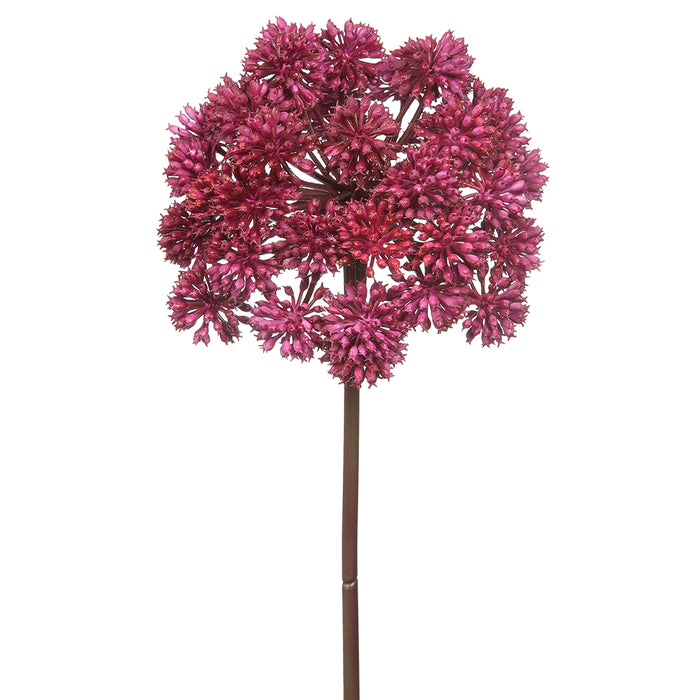 38.5" Artificial Garden Angelica Flower Stem -Purple (Pack of 6) - FSA339-PU