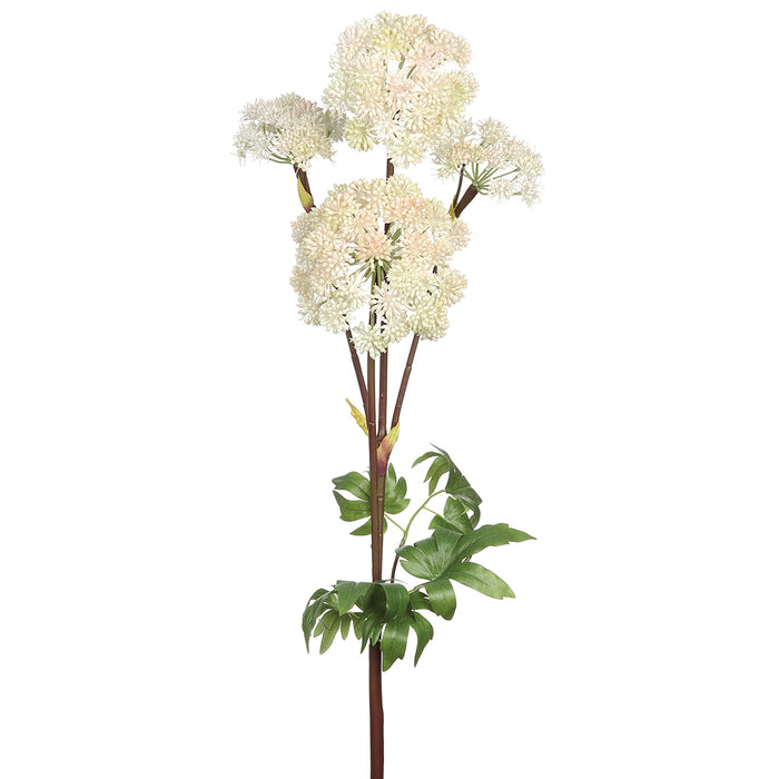 31" Artificial Garden Angelica Flower Stem -Light Pink (Pack of 4) - FSA341-PK/LT