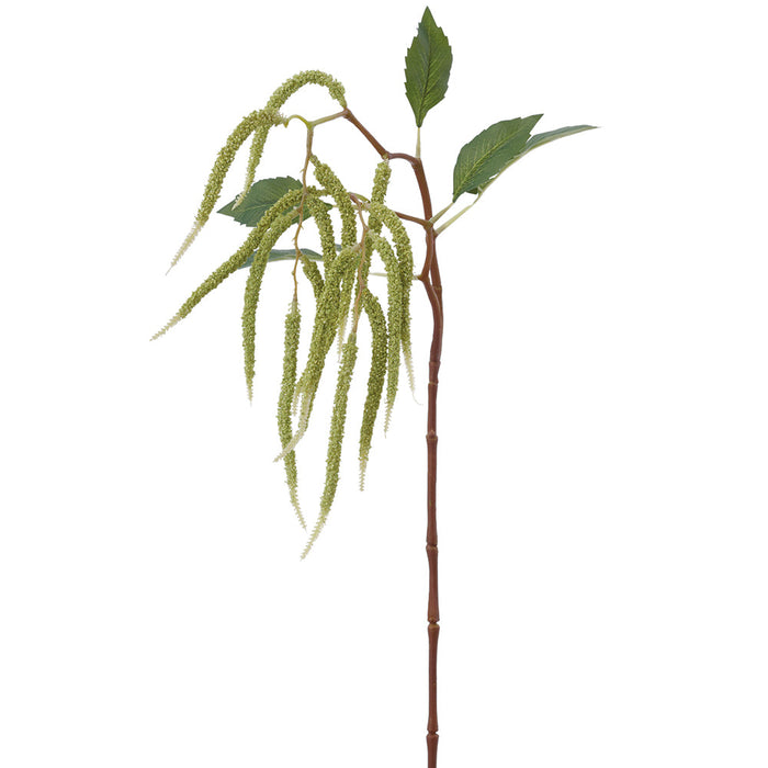 36.5" Hanging Amaranthus Artificial Flower Stem -Green (Pack of 12) - FSA477-GR
