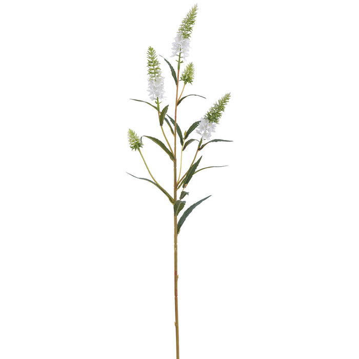 29.5" Astilbe Artificial Flower Stem -White (Pack of 12) - FSA478-WH