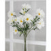 28" Silk Aster Daisy Flower Stem -White (Pack of 12) - FSA479-WH
