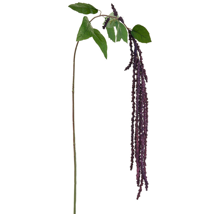 68" Hanging Amaranthus Artificial Flower Stem -Purple (Pack of 12) - FSA679-PU