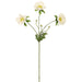 29" Silk Wild Anemone Flower Stem -White (pack of 12) - FSA845-WH