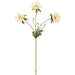 29" Silk Wild Anemone Flower Stem -White (Pack of 12) - FSA845-WH
