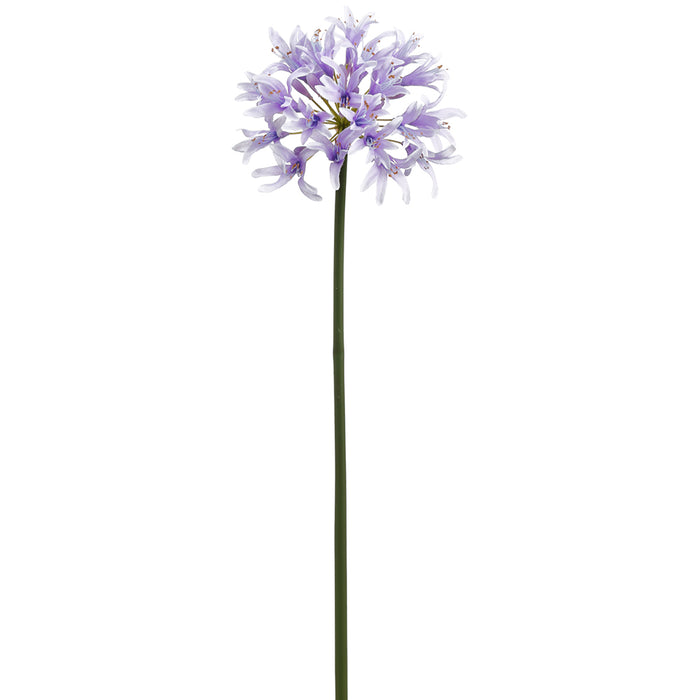 32" Silk Agapanthus Flower Stem -Lavender (pack of 12) - FSA852-LV