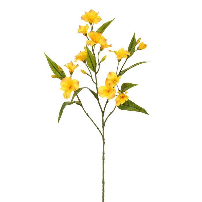 25" Silk Alstroemeria Flower Stem -Yellow (pack of 12) - FSA860-YE