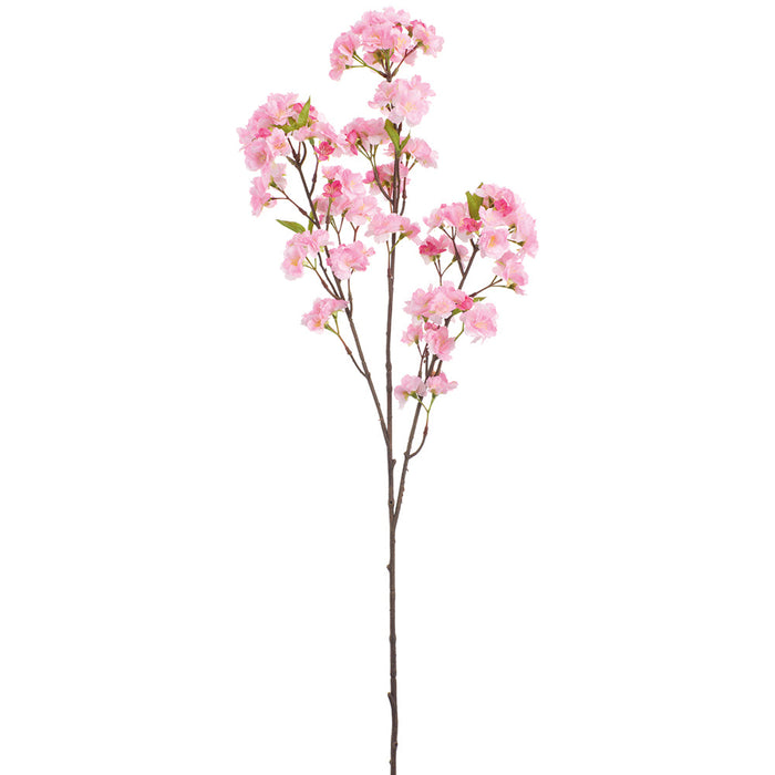36" Cherry Blossom Faux Flower Stem -Pink (Pack of 12) - FSB049-PK