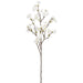 41" Cherry Blossom Silk Flower Stem -White (Pack of 8) - FSB056-WH