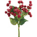 14" Crabapple Artificial Fruit Stem Bundle -Red (Pack of 12) - FSB092-RE