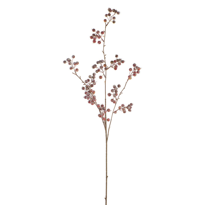 36" Faux Berry Stem -Orange (Pack of 6) - FSB094-OR