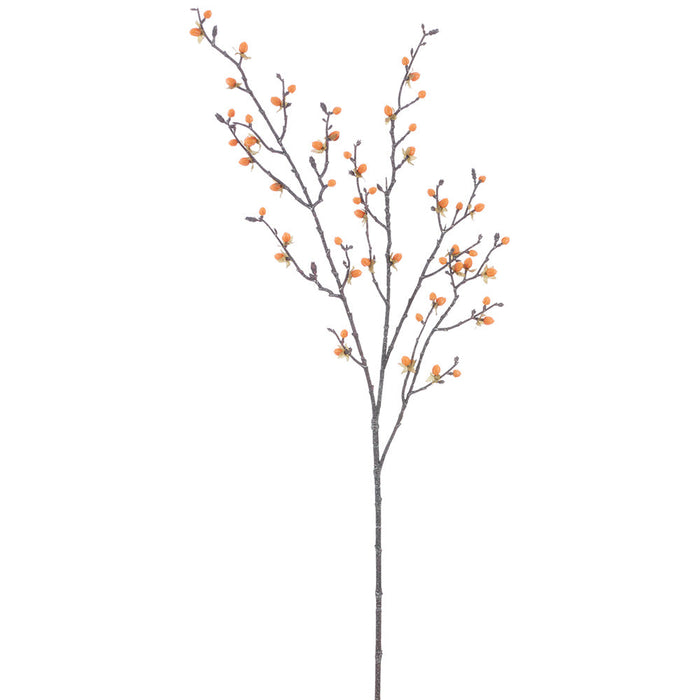 36" Bittersweet Berry Artificial Stem -Orange (Pack of 12) - FSB097-OR