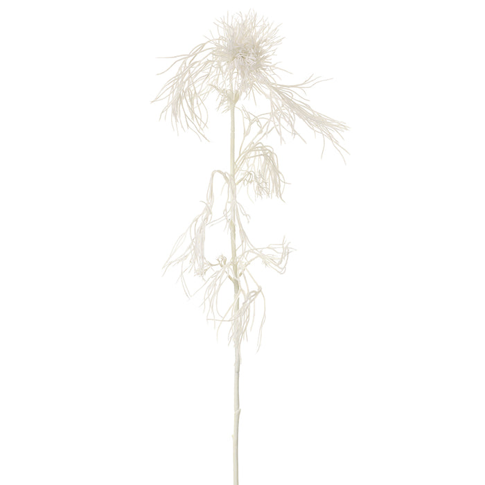 27" Mist Bud Silk Flower Stem -White (Pack of 12) - FSB101-WH